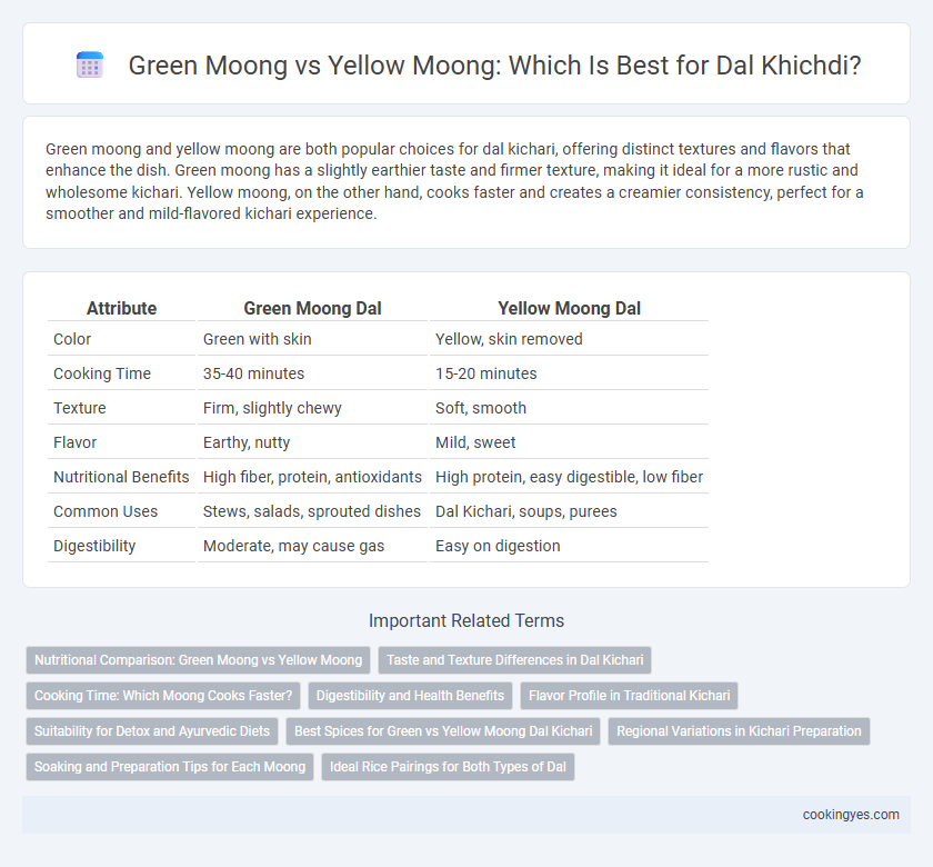 Green Moong vs Yellow Moong: Which Is Best for Dal Khichdi?