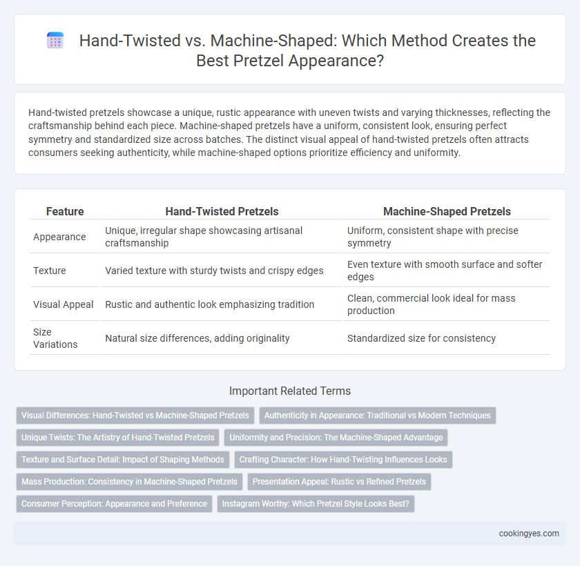 Hand-Twisted vs. Machine-Shaped: Which Method Creates the Best Pretzel Appearance?
