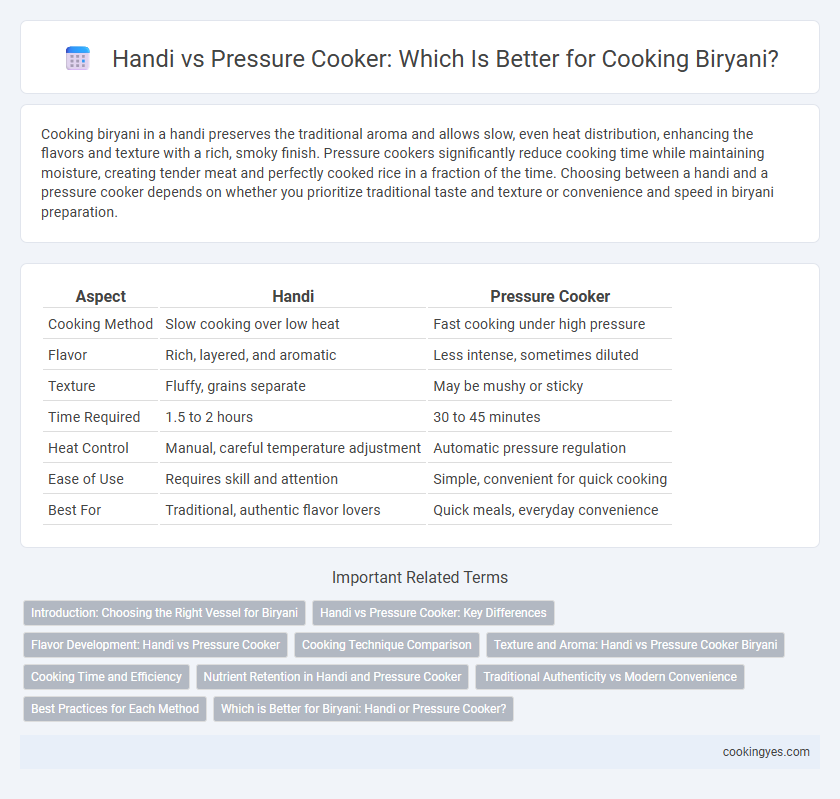 Handi vs Pressure Cooker: Which Is Better for Cooking Biryani?