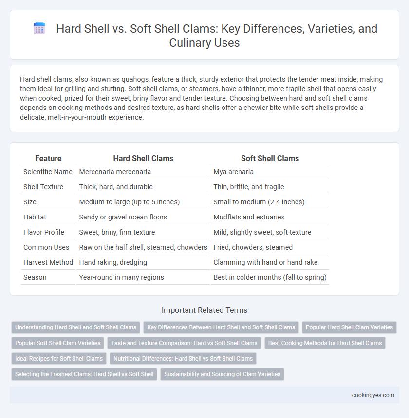 Hard Shell vs. Soft Shell Clams: Key Differences, Varieties, and Culinary Uses