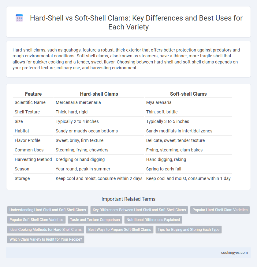 Hard-Shell vs Soft-Shell Clams: Key Differences and Best Uses for Each Variety