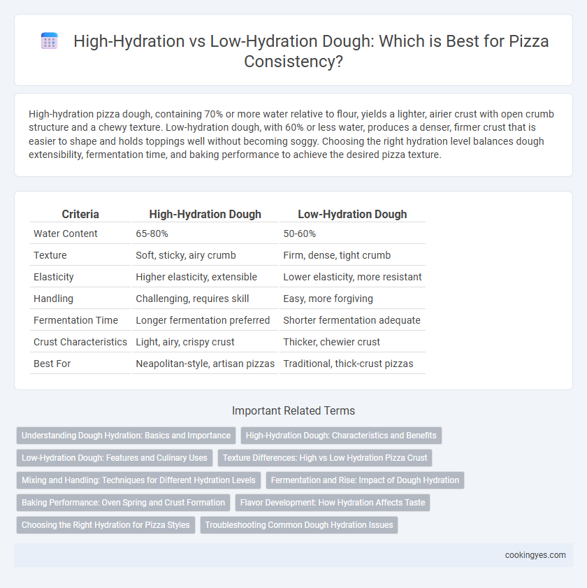 High-Hydration vs Low-Hydration Dough: Which is Best for Pizza Consistency?