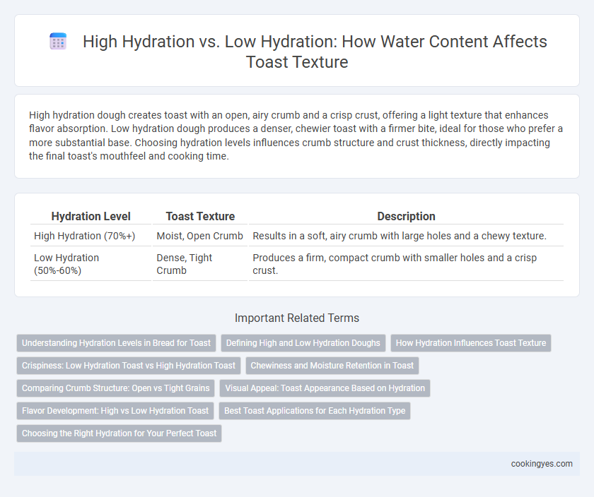 High Hydration vs. Low Hydration: How Water Content Affects Toast Texture