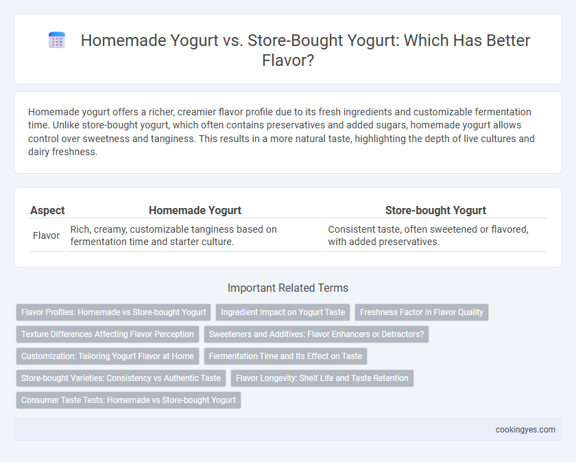 Homemade Yogurt vs. Store-Bought Yogurt: Which Has Better Flavor?