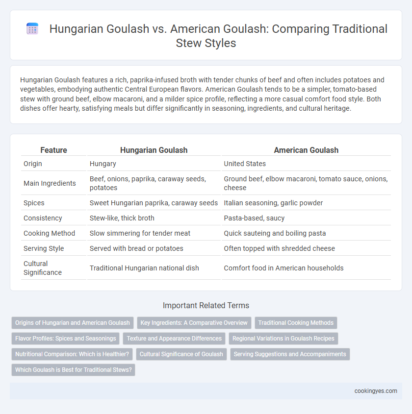 Hungarian Goulash vs. American Goulash: Comparing Traditional Stew Styles