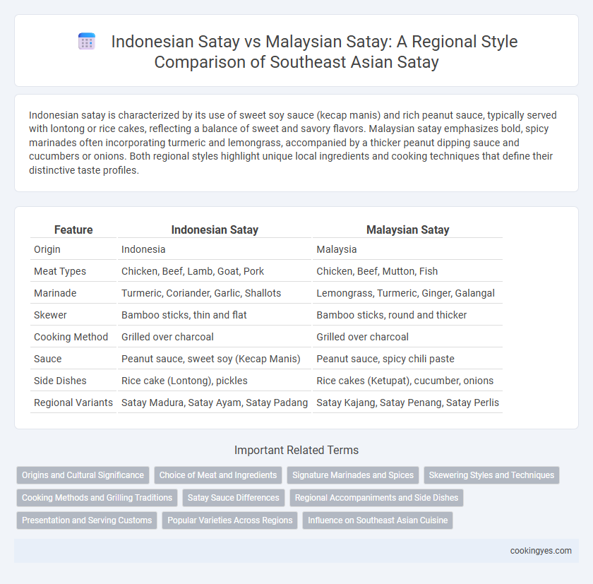 Indonesian Satay vs Malaysian Satay: A Regional Style Comparison of Southeast Asian Satay