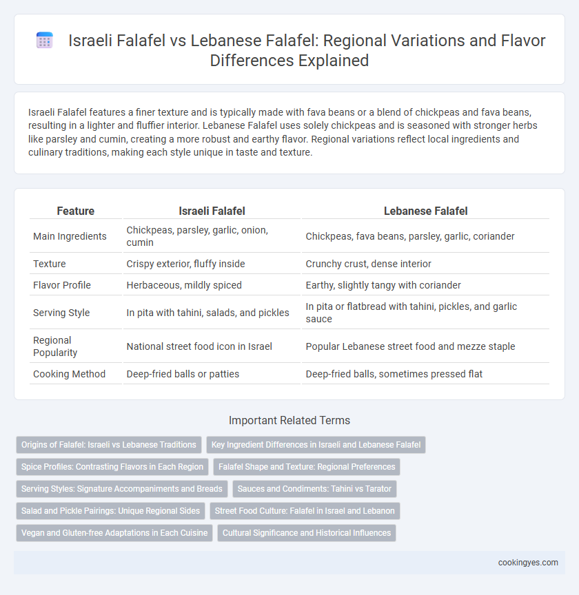 Israeli Falafel vs Lebanese Falafel: Regional Variations and Flavor Differences Explained