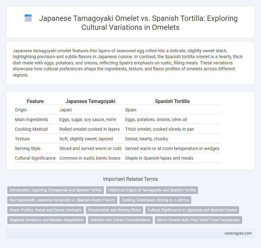 Japanese Tamagoyaki Omelet vs. Spanish Tortilla: Exploring Cultural Variations in Omelets