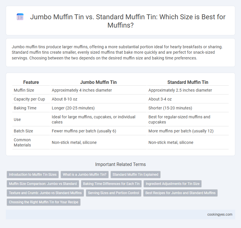 Jumbo Muffin Tin vs. Standard Muffin Tin: Which Size is Best for Muffins?