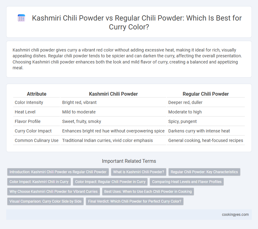 Kashmiri Chili Powder vs Regular Chili Powder: Which Is Best for Curry Color?