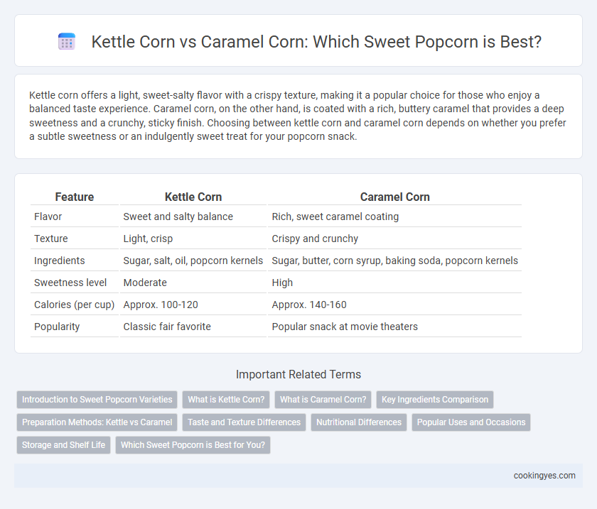 Kettle Corn vs Caramel Corn: Which Sweet Popcorn is Best?
