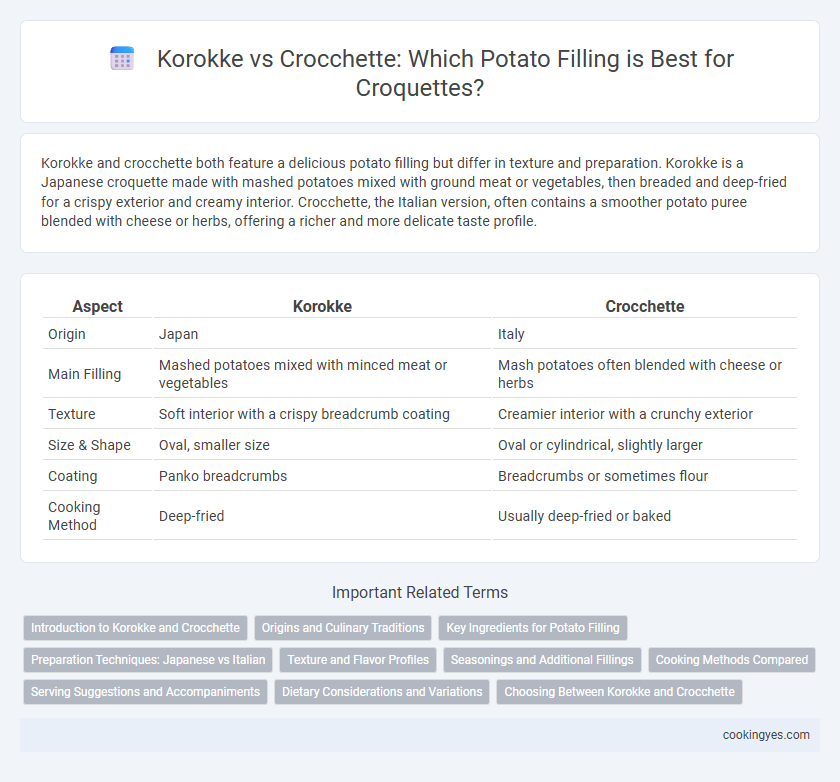 Korokke vs Crocchette: Which Potato Filling is Best for Croquettes?