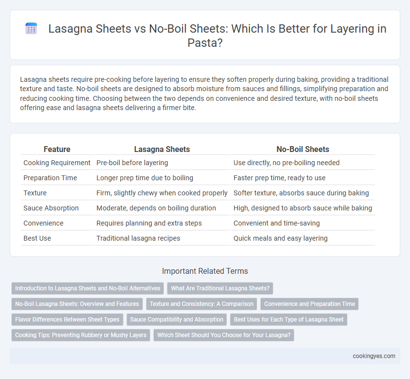 Lasagna Sheets vs No-Boil Sheets: Which Is Better for Layering in Pasta?