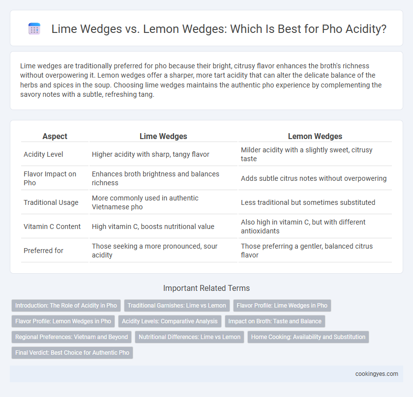Lime Wedges vs. Lemon Wedges: Which Is Best for Pho Acidity?