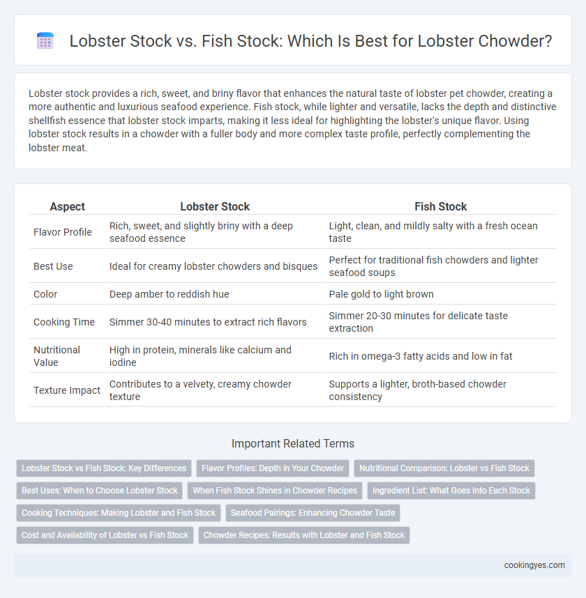 Lobster Stock vs. Fish Stock: Which Is Best for Lobster Chowder?