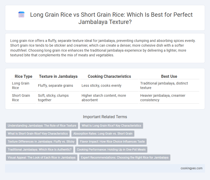 Long Grain Rice vs Short Grain Rice: Which Is Best for Perfect Jambalaya Texture?