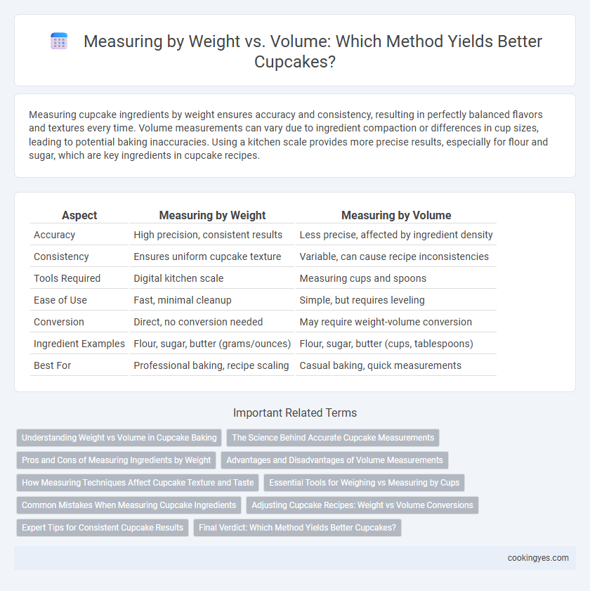 Measuring by Weight vs. Volume: Which Method Yields Better Cupcakes?