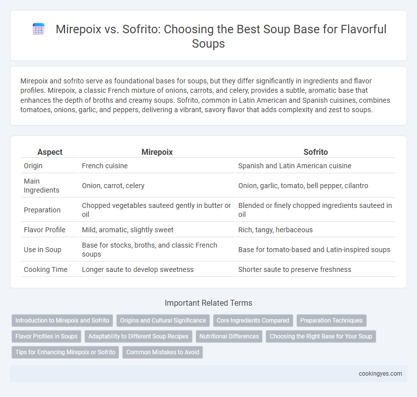 Mirepoix vs. Sofrito: Choosing the Best Soup Base for Flavorful Soups