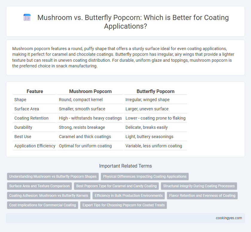 Mushroom vs. Butterfly Popcorn: Which is Better for Coating Applications?