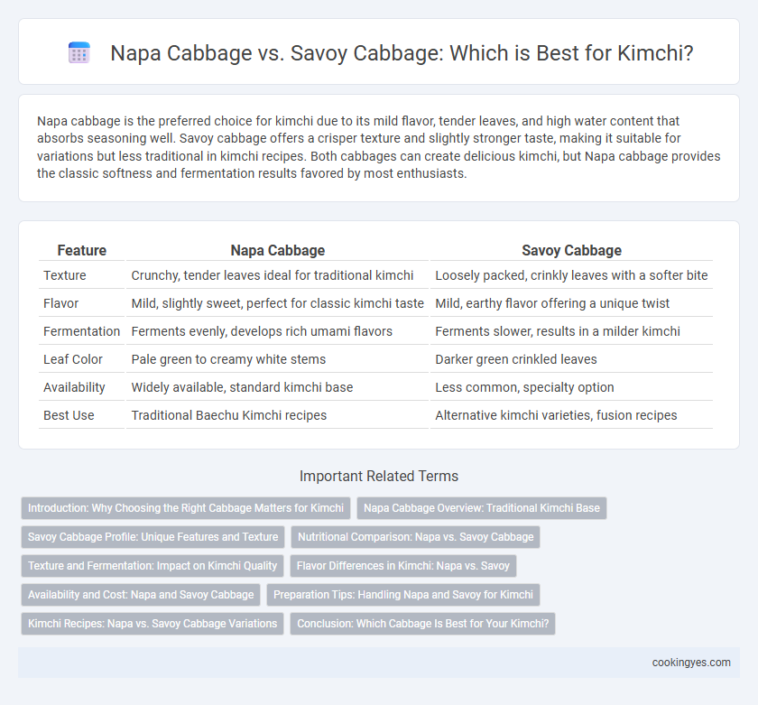 Napa Cabbage vs. Savoy Cabbage: Which is Best for Kimchi?
