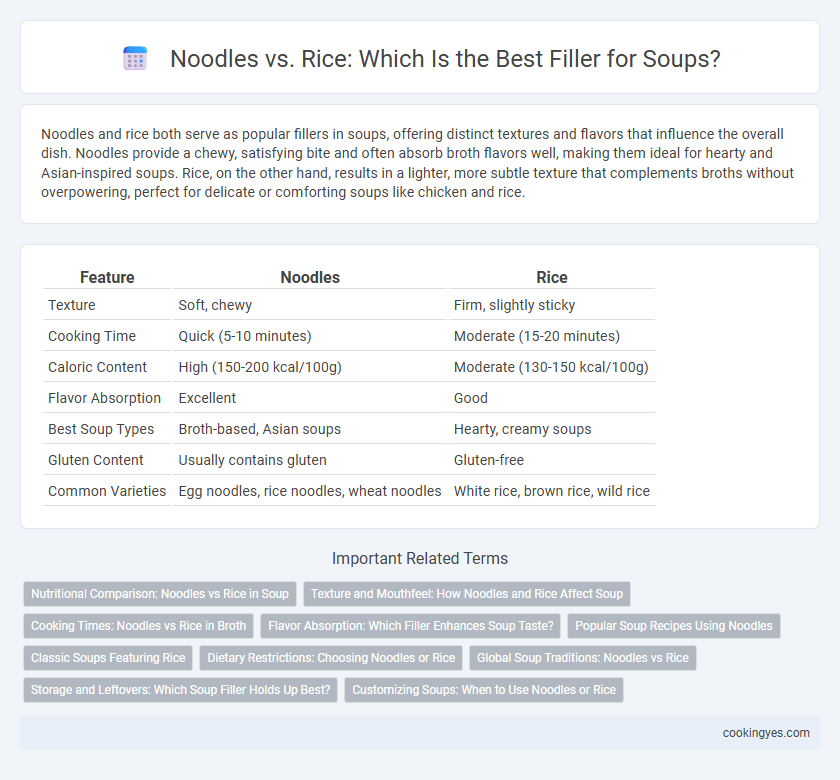 Noodles vs. Rice: Which Is the Best Filler for Soups?