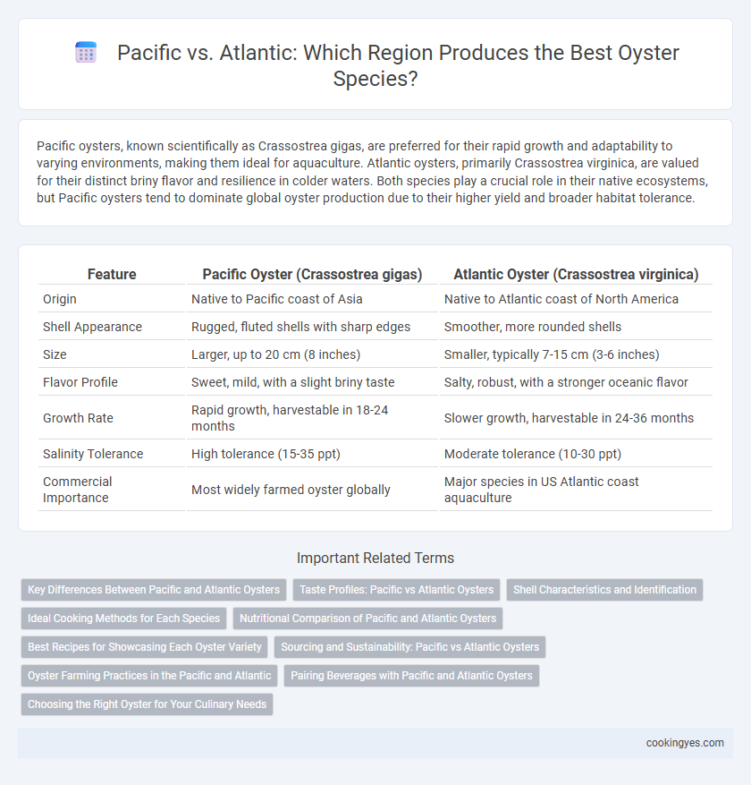 Pacific vs. Atlantic: Which Region Produces the Best Oyster Species?