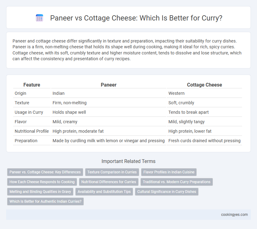 Paneer vs Cottage Cheese: Which Is Better for Curry?