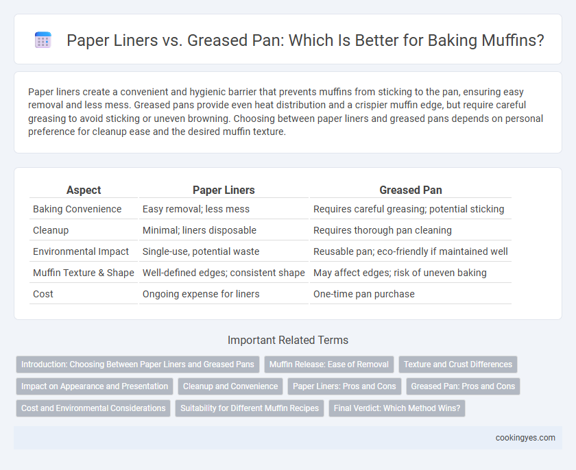Paper Liners vs. Greased Pan: Which Is Better for Baking Muffins?