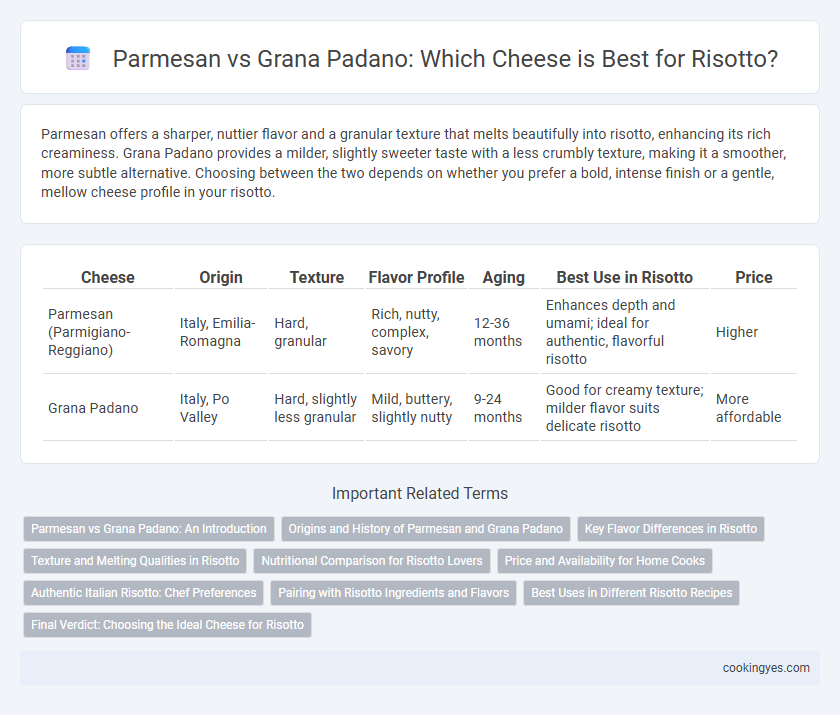 Parmesan vs Grana Padano: Which Cheese is Best for Risotto?