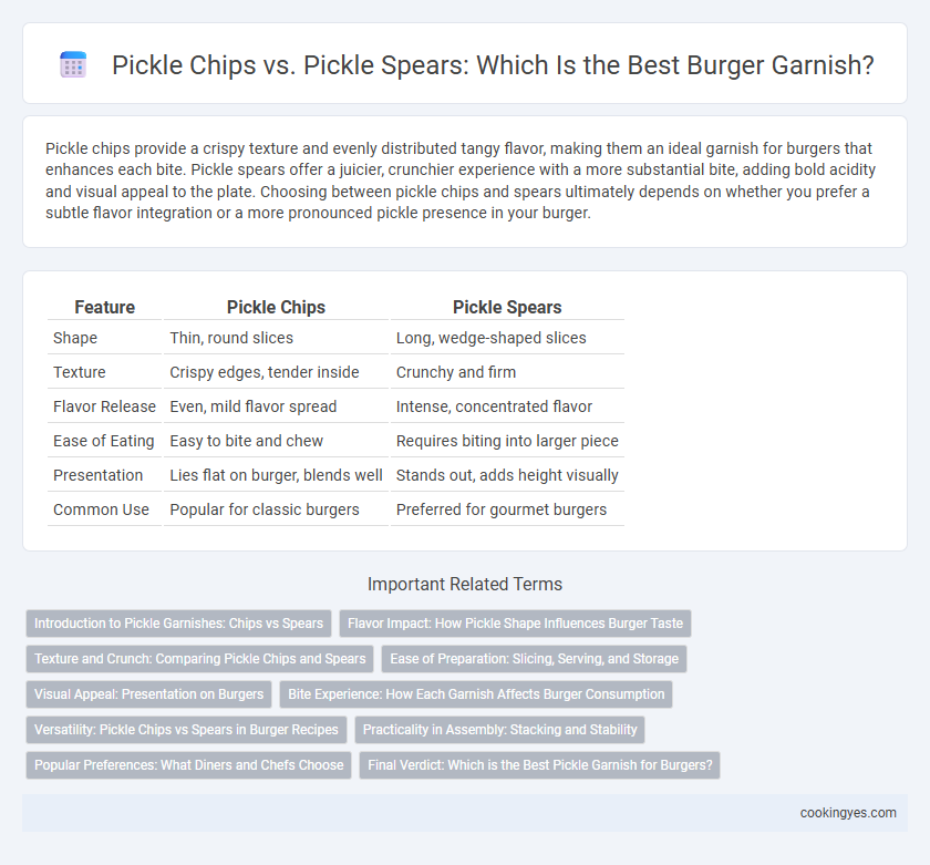 Pickle Chips vs. Pickle Spears: Which Is the Best Burger Garnish?