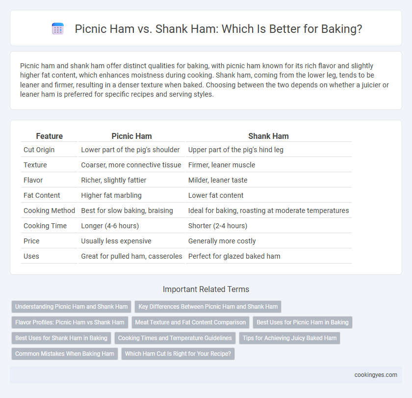 Picnic Ham vs. Shank Ham: Which Is Better for Baking?