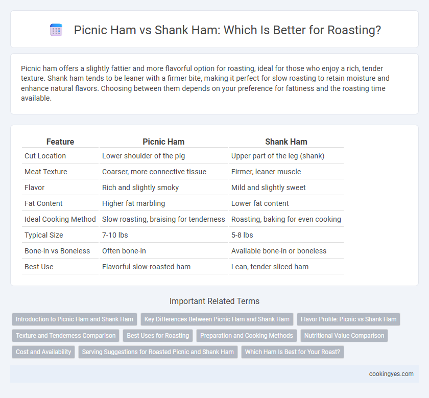 Picnic Ham vs Shank Ham: Which Is Better for Roasting?