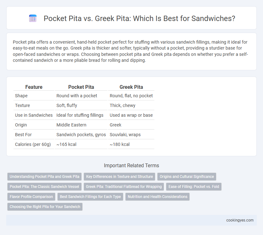 Pocket Pita vs. Greek Pita: Which Is Best for Sandwiches?