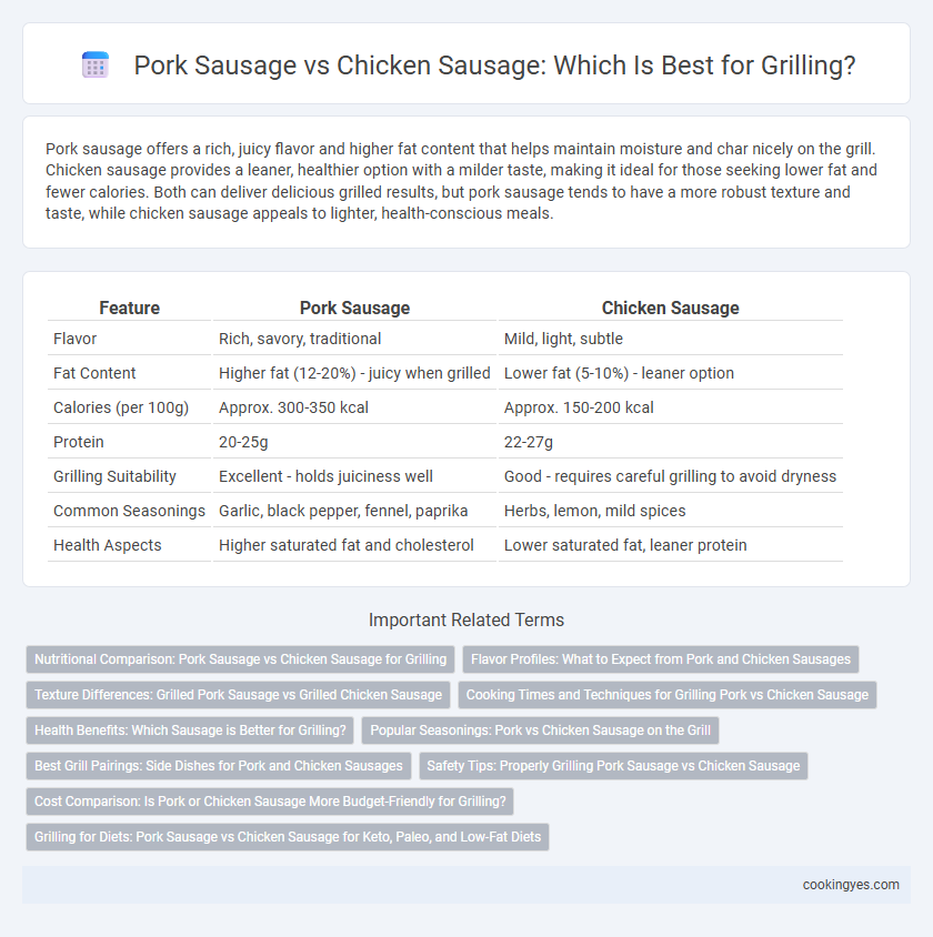 Pork Sausage vs Chicken Sausage: Which Is Best for Grilling?