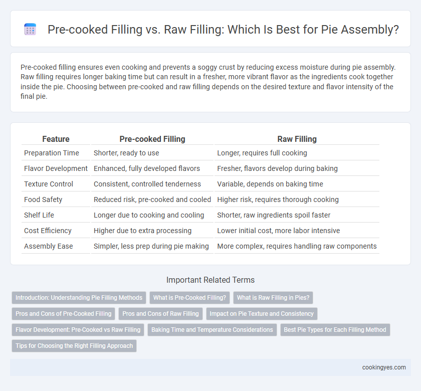 Pre-cooked Filling vs. Raw Filling: Which Is Best for Pie Assembly?