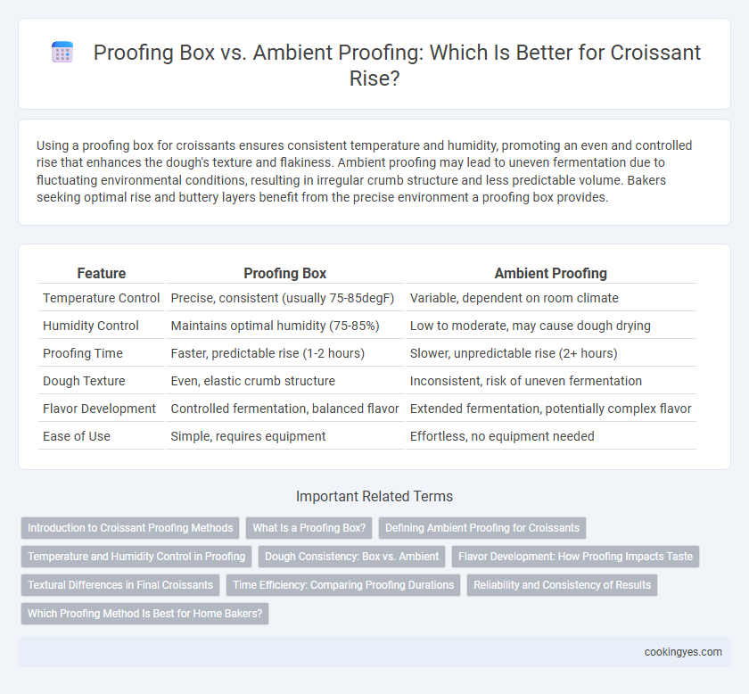 Proofing Box vs. Ambient Proofing: Which Is Better for Croissant Rise?