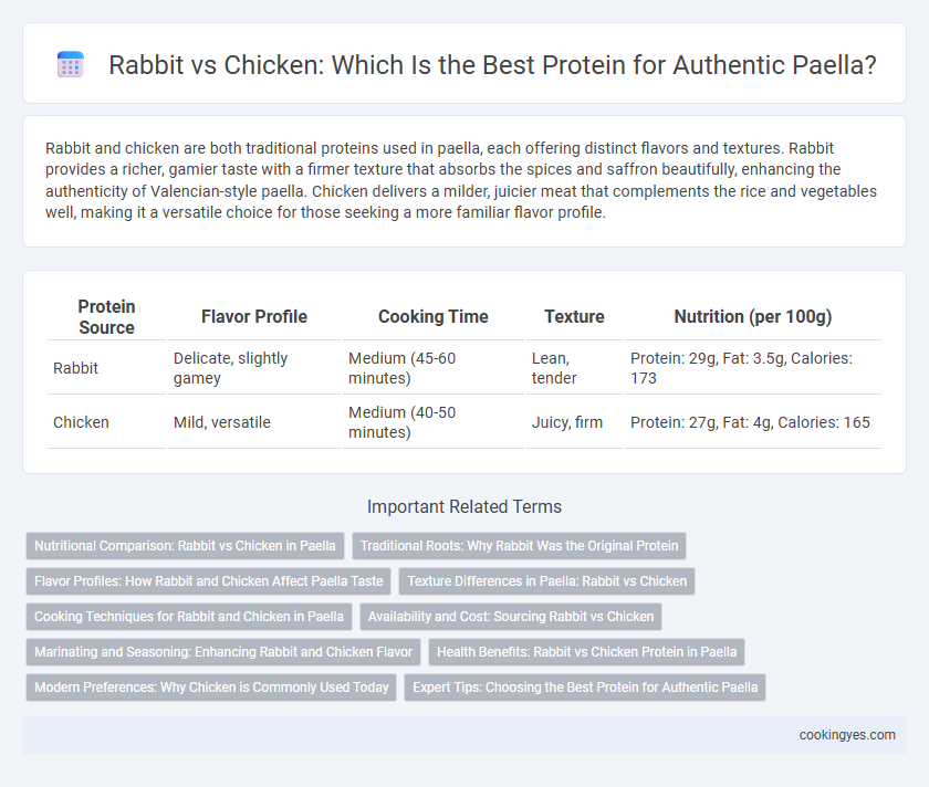Rabbit vs Chicken: Which Is the Best Protein for Authentic Paella?