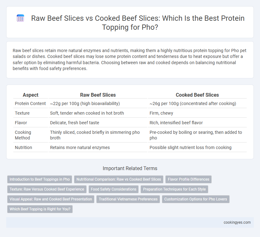 Raw Beef Slices vs Cooked Beef Slices: Which Is the Best Protein Topping for Pho?