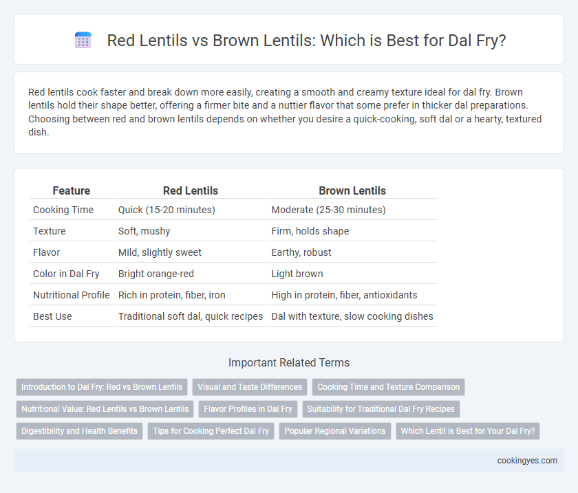 Red Lentils vs Brown Lentils: Which is Best for Dal Fry?