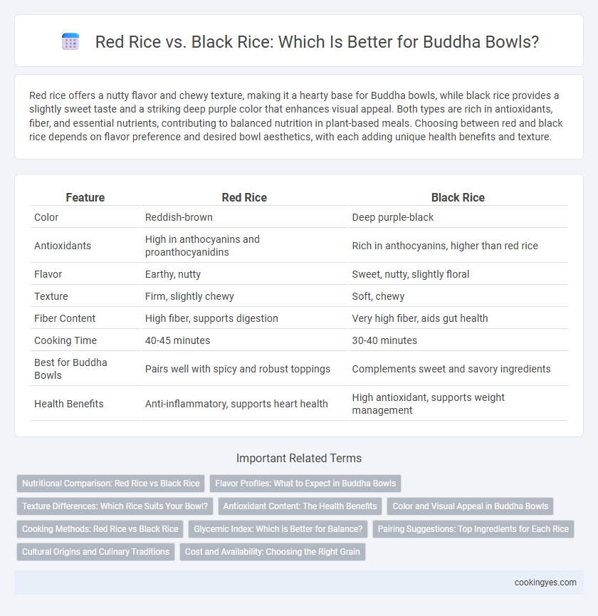Red Rice vs. Black Rice: Which Is Better for Buddha Bowls?