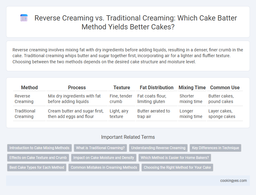Reverse Creaming vs. Traditional Creaming: Which Cake Batter Method Yields Better Cakes?