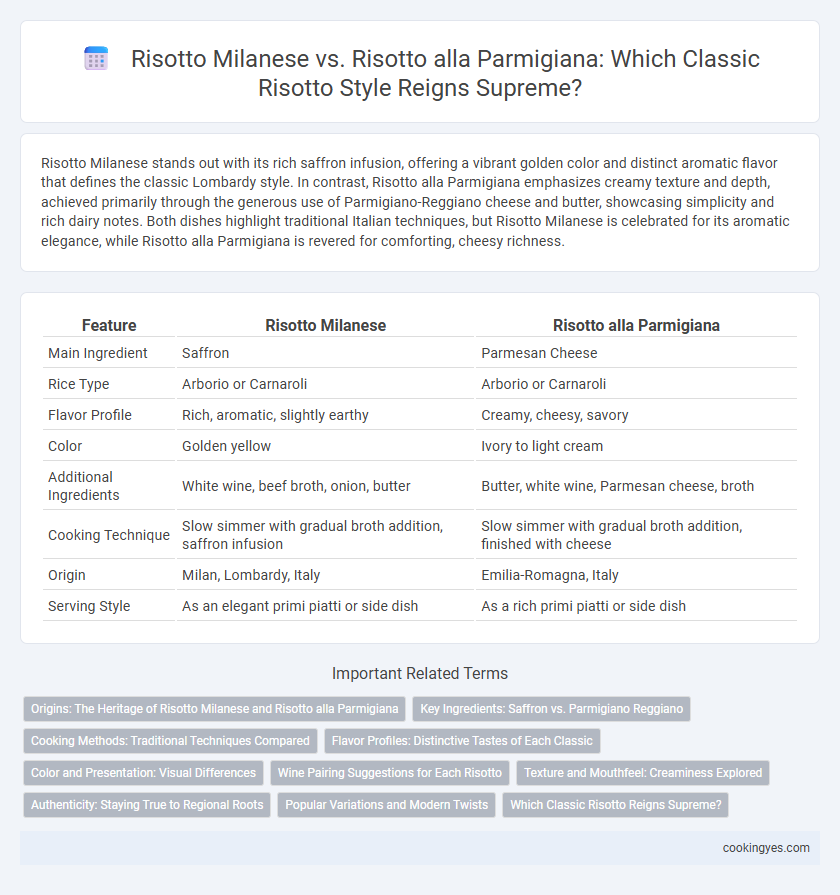 Risotto Milanese vs. Risotto alla Parmigiana: Which Classic Risotto Style Reigns Supreme?