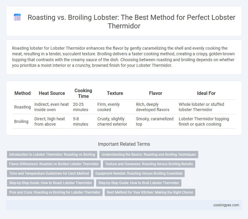 Roasting vs. Broiling Lobster: The Best Method for Perfect Lobster Thermidor