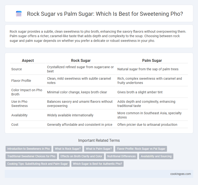 Rock Sugar vs Palm Sugar: Which Is Best for Sweetening Pho?