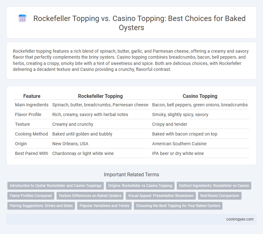 Rockefeller Topping vs. Casino Topping: Best Choices for Baked Oysters