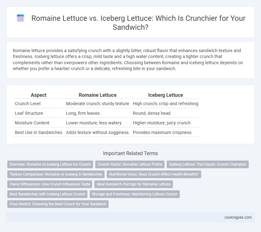Romaine Lettuce vs. Iceberg Lettuce: Which Is Crunchier for Your Sandwich?