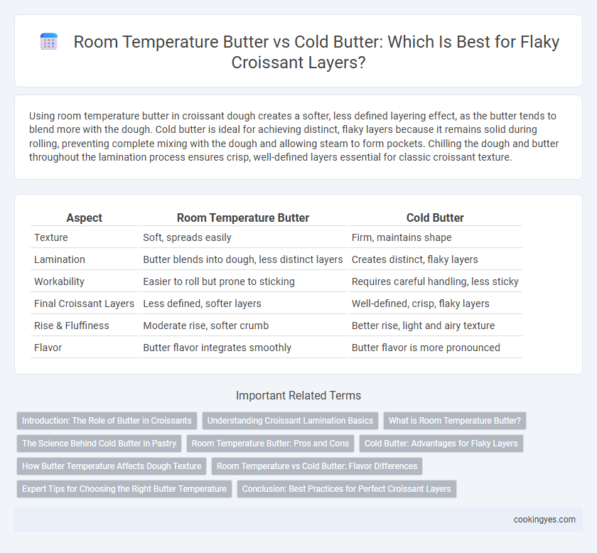 Room Temperature Butter vs Cold Butter: Which Is Best for Flaky Croissant Layers?