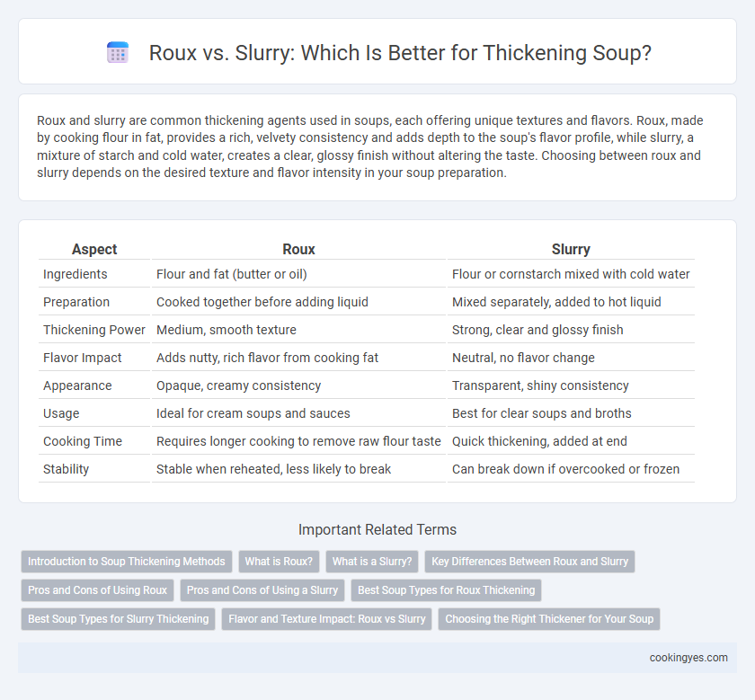 Roux vs. Slurry: Which Is Better for Thickening Soup?