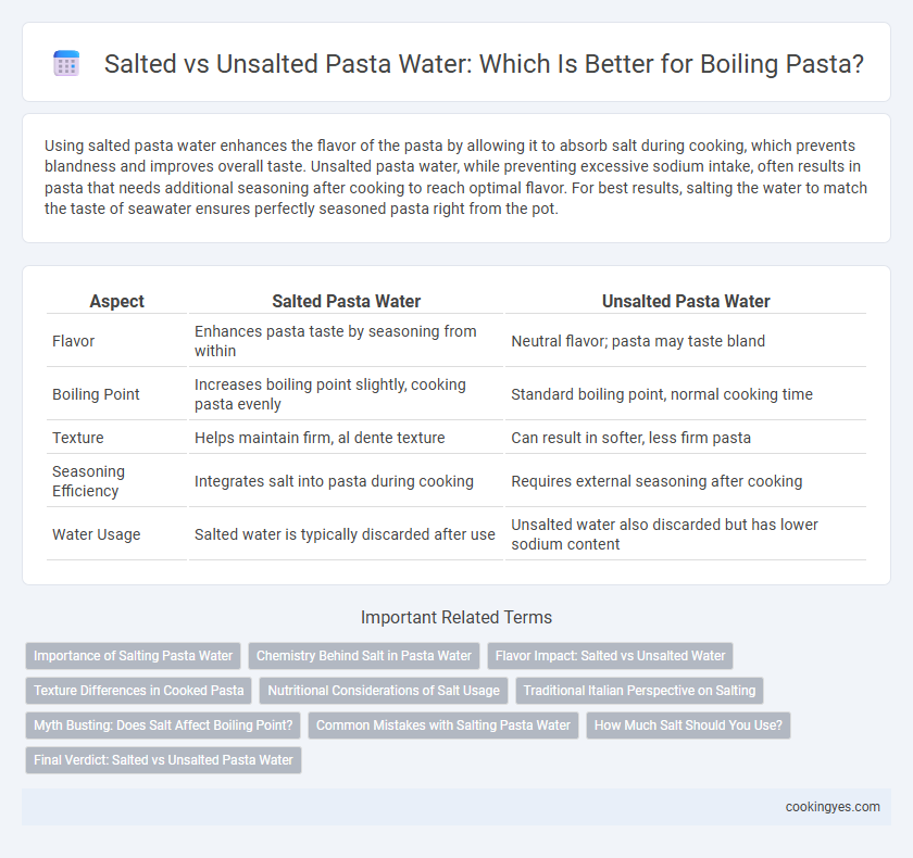 Salted vs Unsalted Pasta Water: Which Is Better for Boiling Pasta?