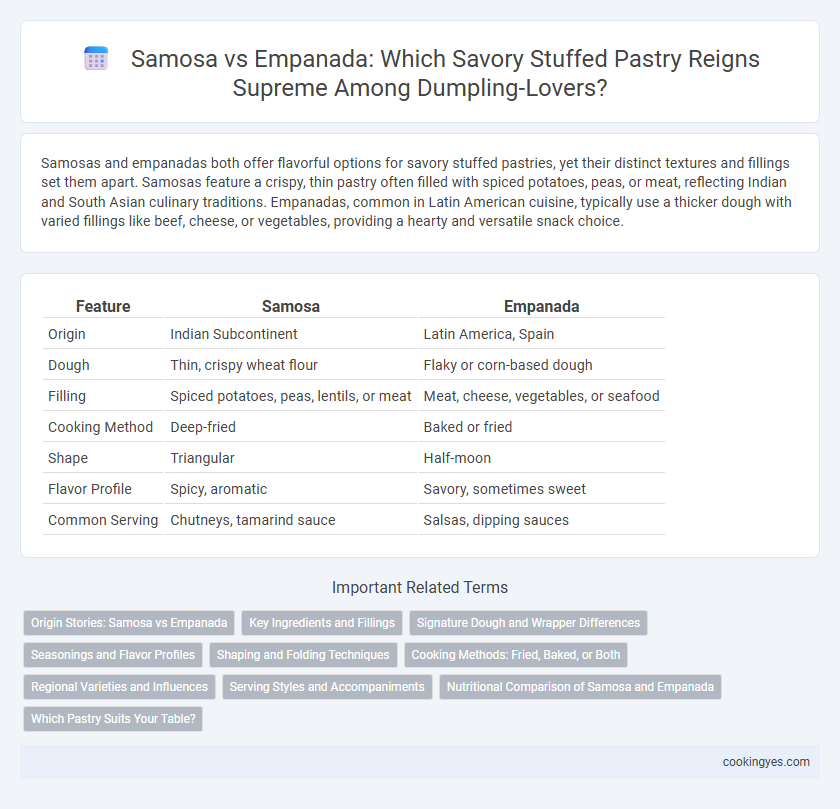 Samosa vs Empanada: Which Savory Stuffed Pastry Reigns Supreme Among Dumpling-Lovers?